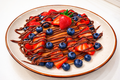 Berries & Nutella Pancakes