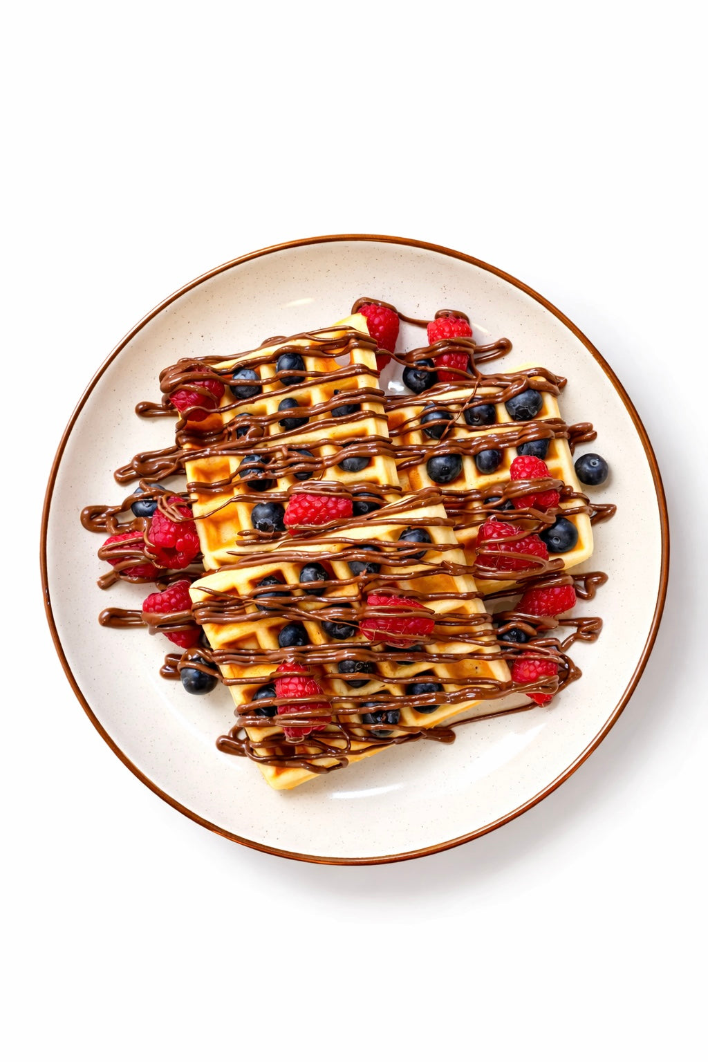 Berries & Nutella Waffles